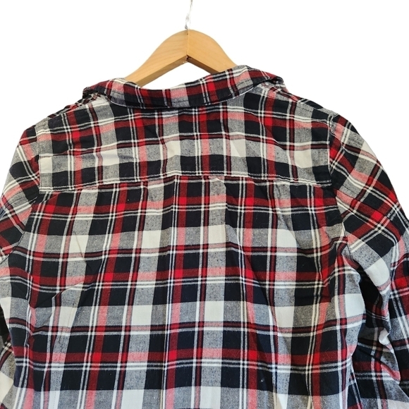 Tommy Hilfiger MEDIUM plaid long-sleeve button-down shirt corpcore westerncore - Picture 7 of 8